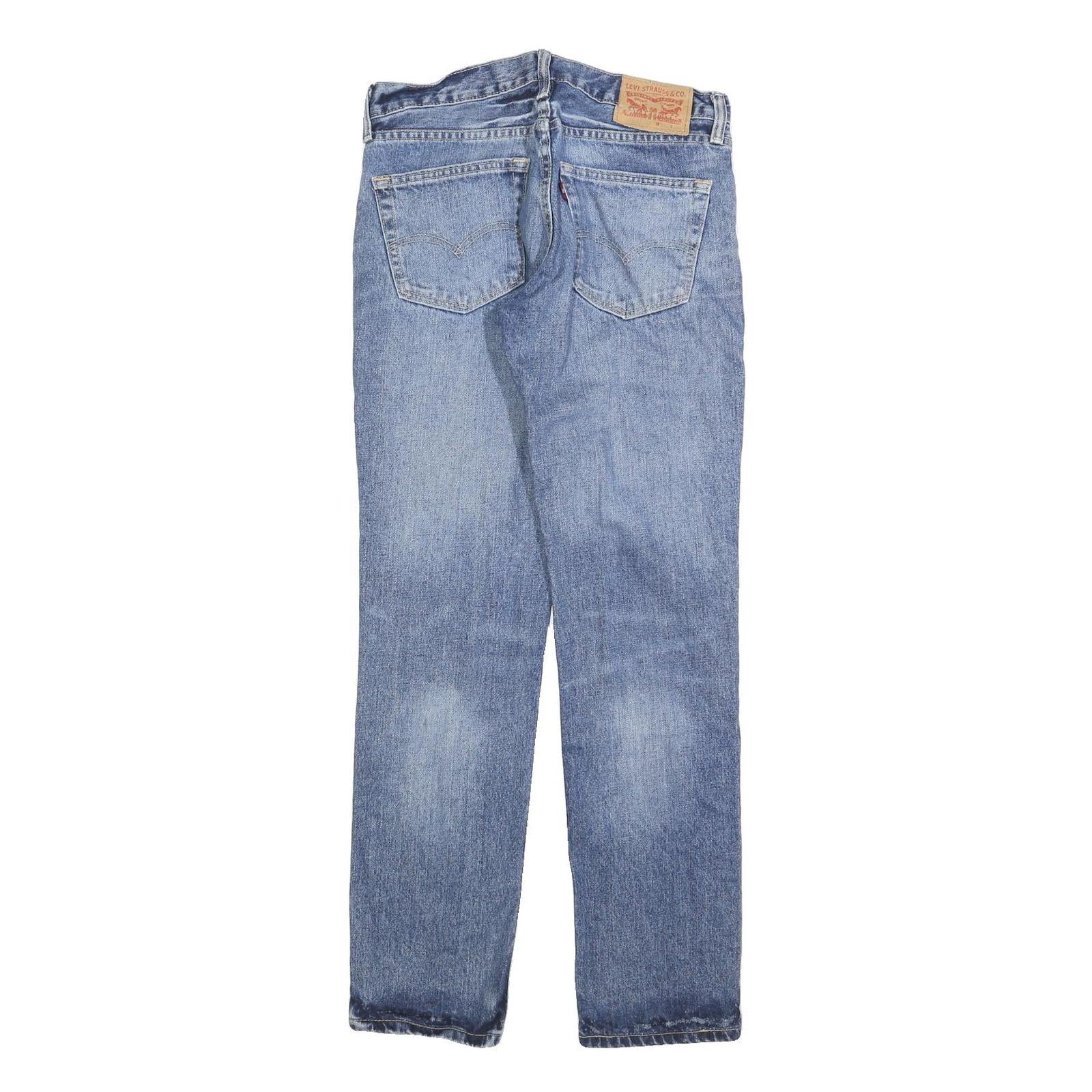 LEVI'S 511 Slim Mens Jeans Blue Denim Slim Straight Cotton Blend W31 L32 Classic