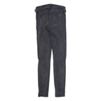 HOLLISTER Low Rise Distressed Womens Jeans Black Slim Skinny W26 L30