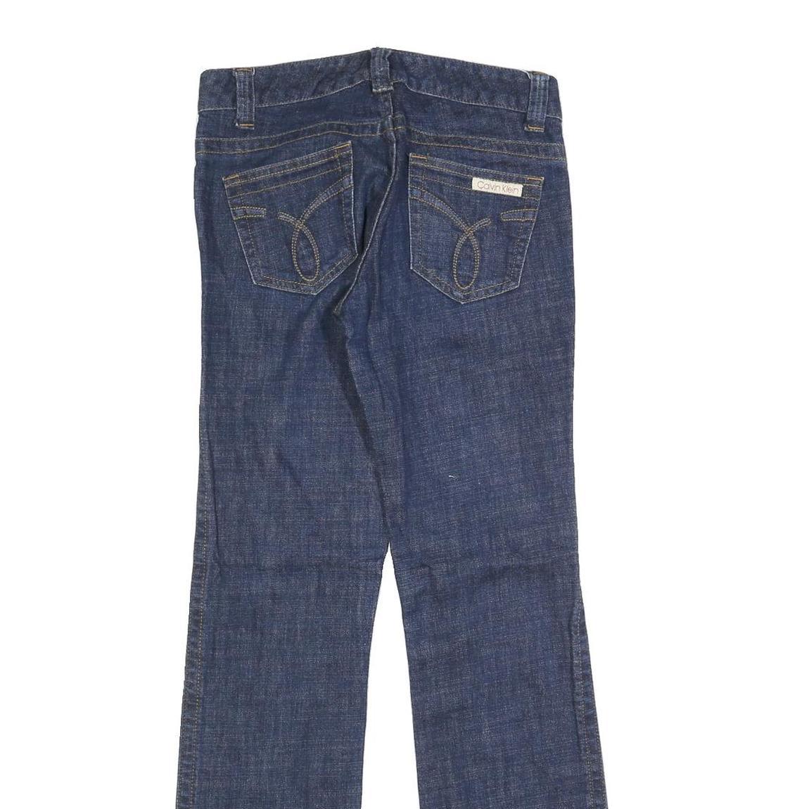 CALVIN KLEIN Womens Jeans Blue Slim Bootcut Denim Medium W28 L32 Stylish