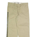DICKIES Chino Mens Trousers Beige Regular Straight W36 L30