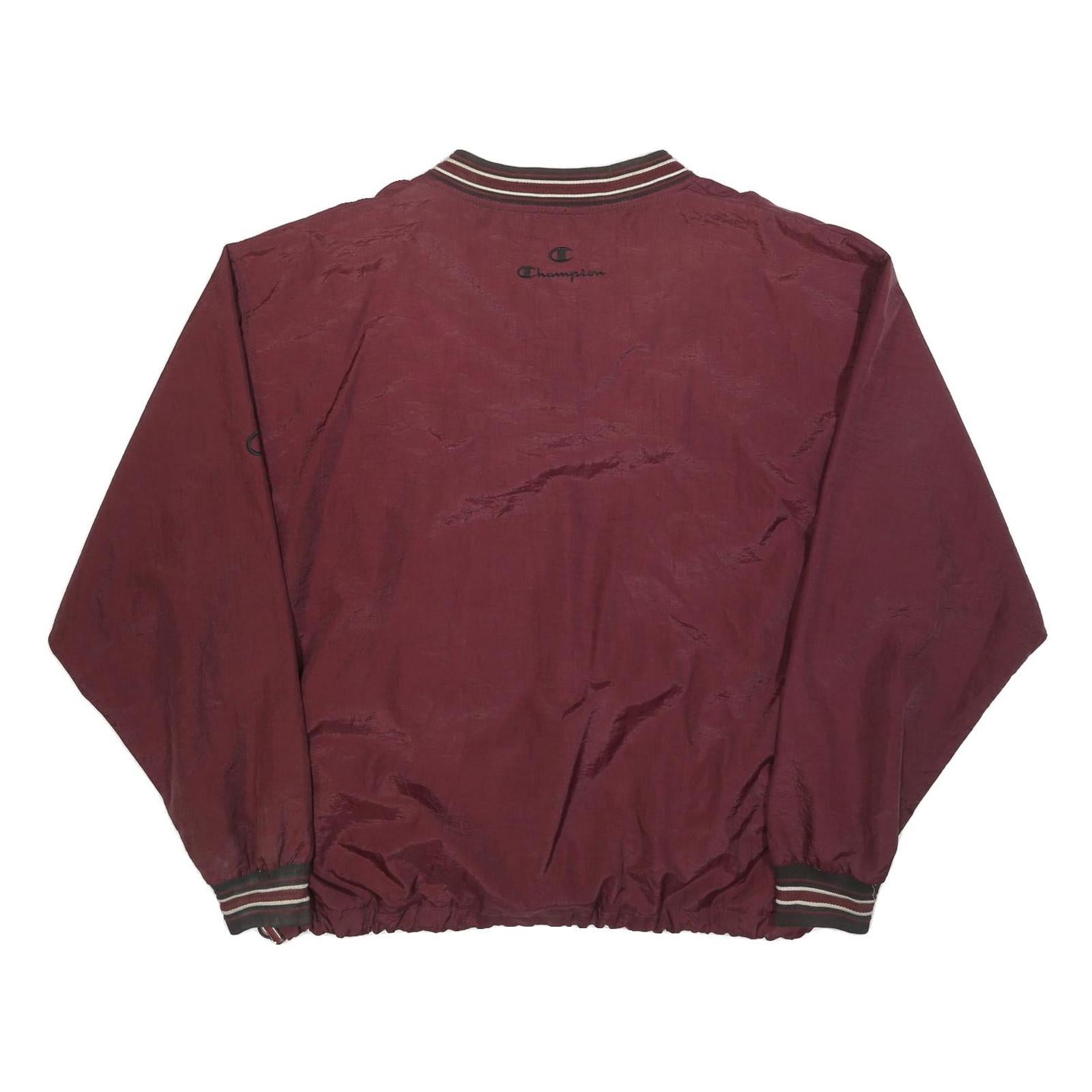 CHAMPION Mens Maroon V-Neck XL GCC Member Guest 2002 Logo Sweatshirt