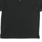CALVIN KLEIN Mens Black Short Sleeve L Plain Cotton Polo Shirt Classic Fit