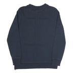TOMMY HILFIGER Womens Navy Blue Cotton Blend Crew Neck Sweatshirt S