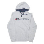 CHAMPION Mens Grey Hoodie S