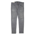 HOLLISTER Super Skinny Womens Jeans Grey Regular Skinny Stone Wash W32 L30