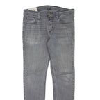 HOLLISTER Super Skinny Womens Jeans Grey Regular Skinny Stone Wash W32 L30