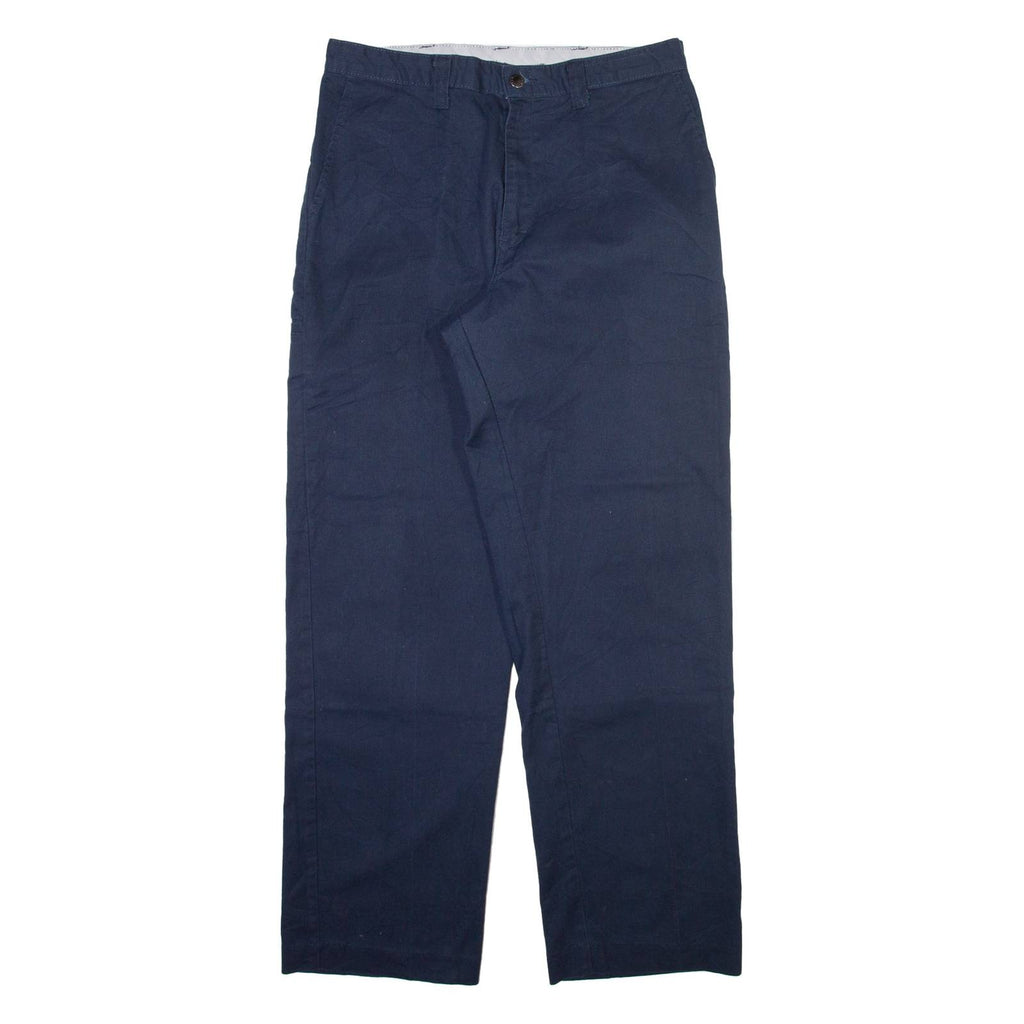 DICKIES Mens Trousers Blue Regular Straight W34 L32
