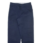 DICKIES Mens Trousers Blue Regular Straight W34 L32