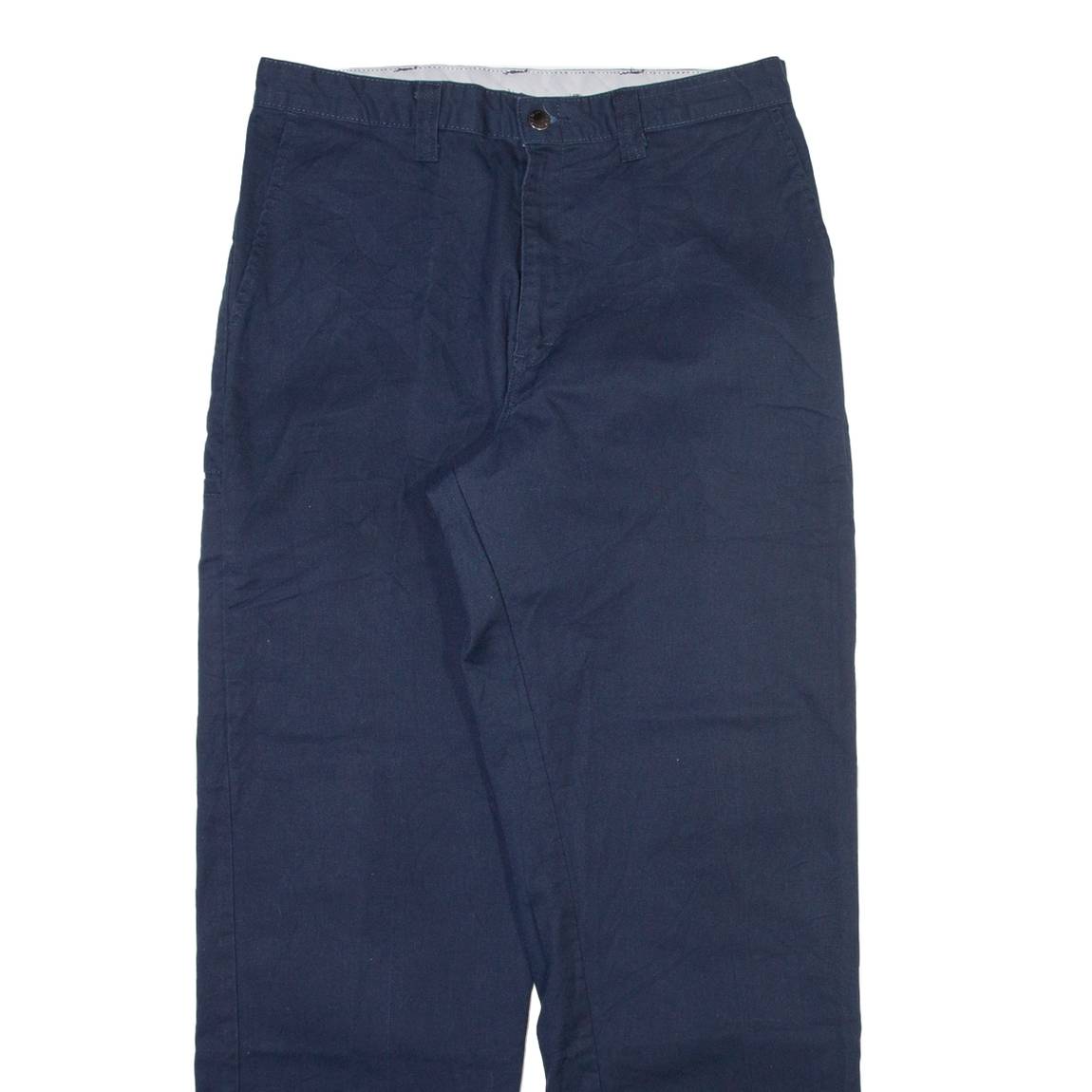 DICKIES Mens Trousers Blue Regular Straight W34 L32