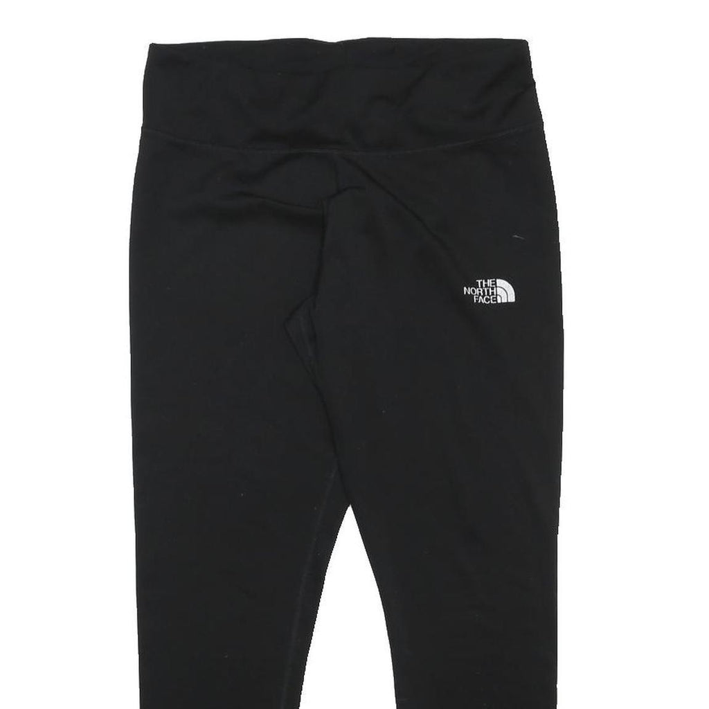 THE NORTH FACE Womens Joggers Black XL W32 L27 Slim Tapered Logo Print