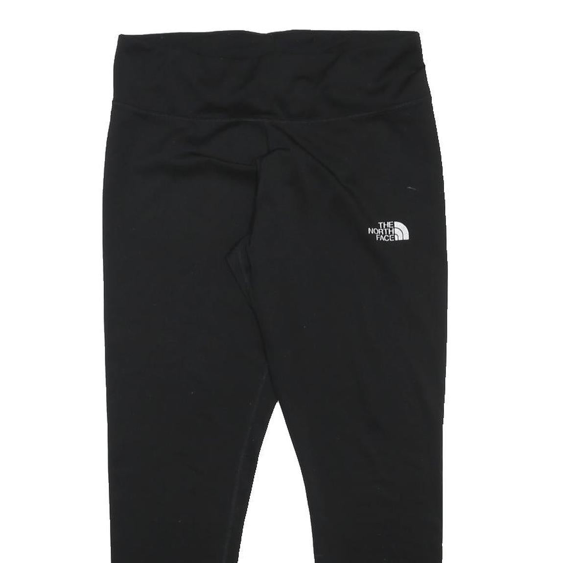 THE NORTH FACE Womens Joggers Black XL W32 L27 Slim Tapered Logo Print