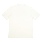 FILA Mens White Short Sleeve Plain Polo Shirt XL Cotton Casual Classic