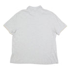 LACOSTE Mens Grey Polo Shirt 3XL Cotton Blend Short Sleeve Classic Fit Croc Logo