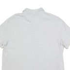 LACOSTE Mens Grey Polo Shirt 3XL Cotton Blend Short Sleeve Classic Fit Croc Logo