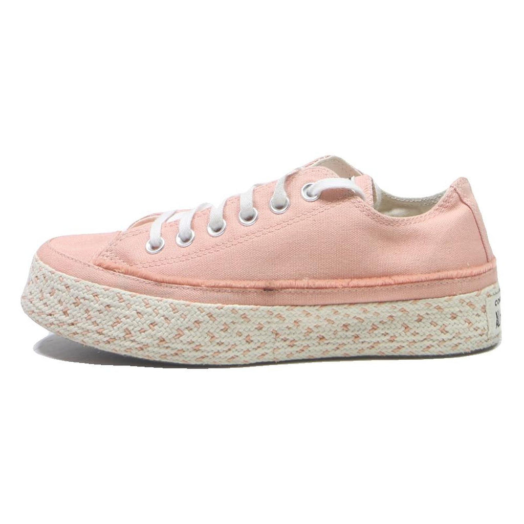 CONVERSE Chuck Taylor Womens Low Top Trainers Pink Canvas UK 5.5 Casual Footwear