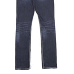 SILVER JEANS CO Womens Slim Blue Denim Jeans W27 L32 Stylish Stitching Zip