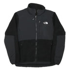 THE NORTH FACE Womens Black Outdoor Jacket L Polyester Blend Zip Fleece