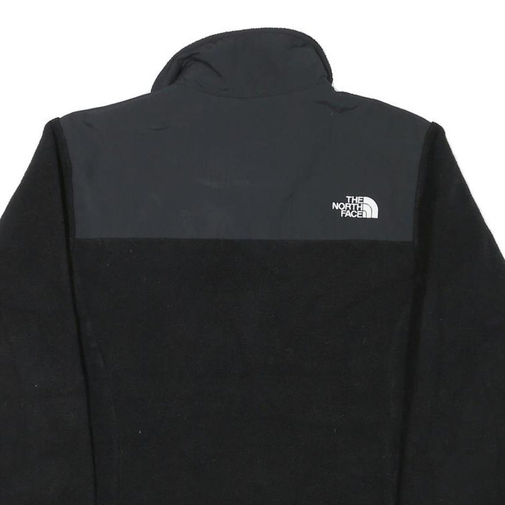 THE NORTH FACE Womens Black Outdoor Jacket L Polyester Blend Zip Fleece