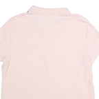NAUTICA Womens Pink Cotton Blend Polo Shirt XL Short Sleeve Plain Casual