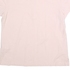 NAUTICA Womens Pink Cotton Blend Polo Shirt XL Short Sleeve Plain Casual