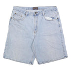 HIGHLAND Mens Cotton Blend Blue Casual Shorts XL W38 Light Wash Denim Style