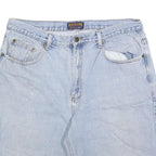 HIGHLAND Mens Cotton Blend Blue Casual Shorts XL W38 Light Wash Denim Style