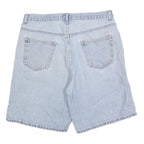 HIGHLAND Mens Cotton Blend Blue Casual Shorts XL W38 Light Wash Denim Style