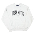 CHAMPION Mens White Urban Motus X Gen Board Crew Neck M Cotton Sweatshirt