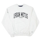 CHAMPION Mens White Urban Motus X Gen Board Crew Neck M Cotton Sweatshirt