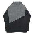DKNY Womens Black & Grey Plain Jumper Roll Neck Tight Knit S Acrylic Blend