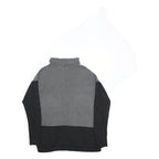 DKNY Womens Black & Grey Plain Jumper Roll Neck Tight Knit S Acrylic Blend
