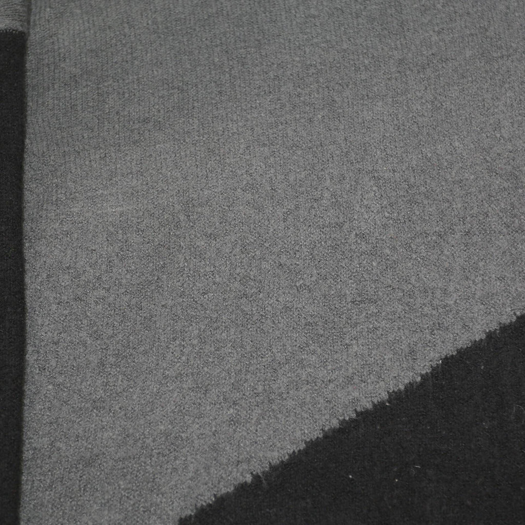 DKNY Womens Black & Grey Plain Jumper Roll Neck Tight Knit S Acrylic Blend