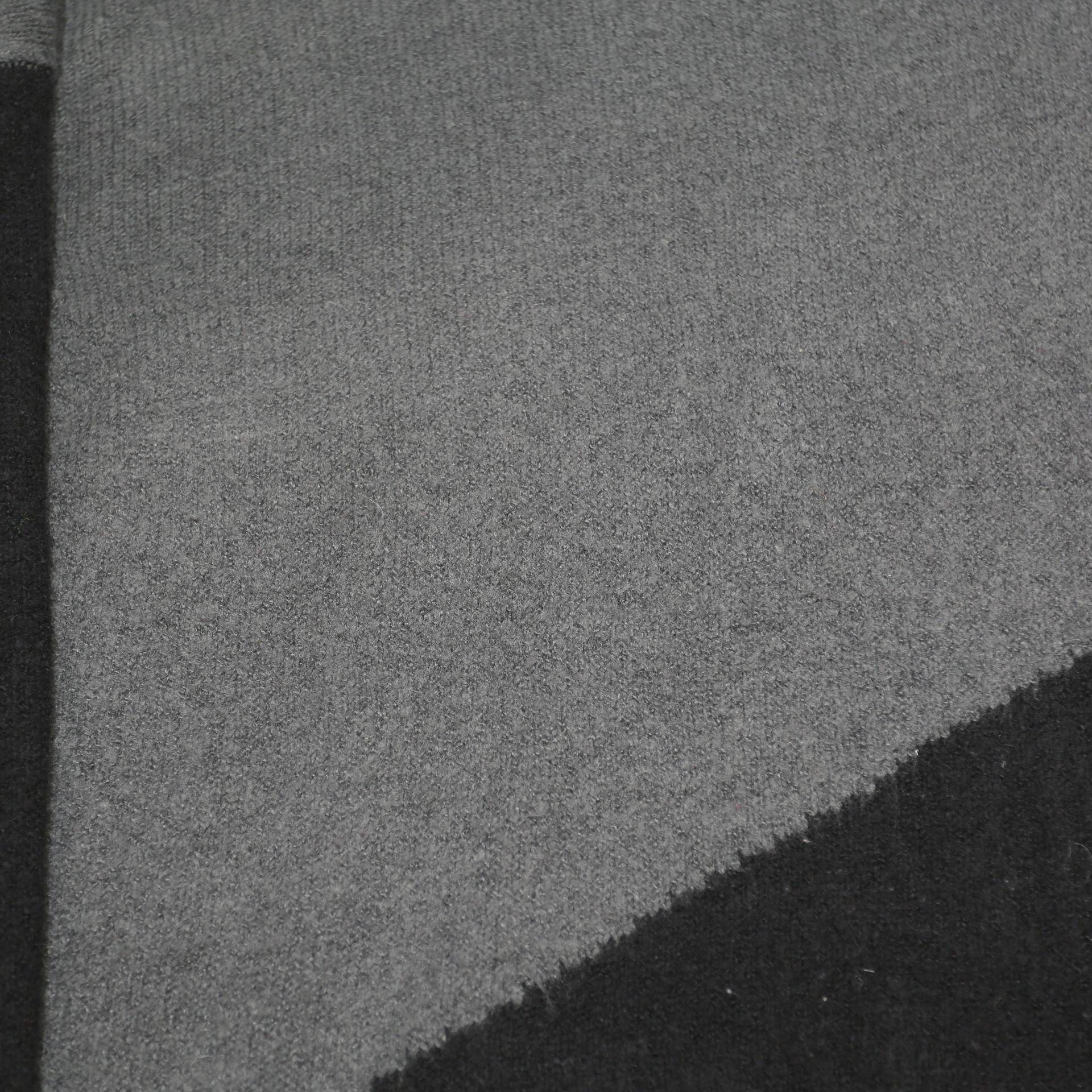 DKNY Womens Black & Grey Plain Jumper Roll Neck Tight Knit S Acrylic Blend