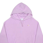CHAMPION REVERSE WEAVE Womens Purple Hoodie M Cotton Blend Classic Pullover