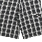 DICKIES Mens Shorts Black & Grey Check Casual M W32 Cotton Blend Smart