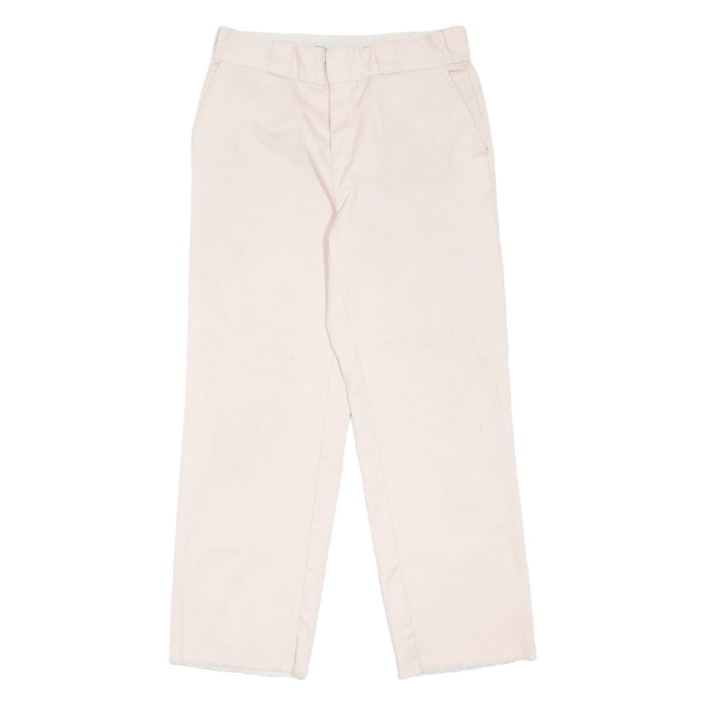 DICKIES Workwear Womens Trousers Pink Regular Straight W29 L26