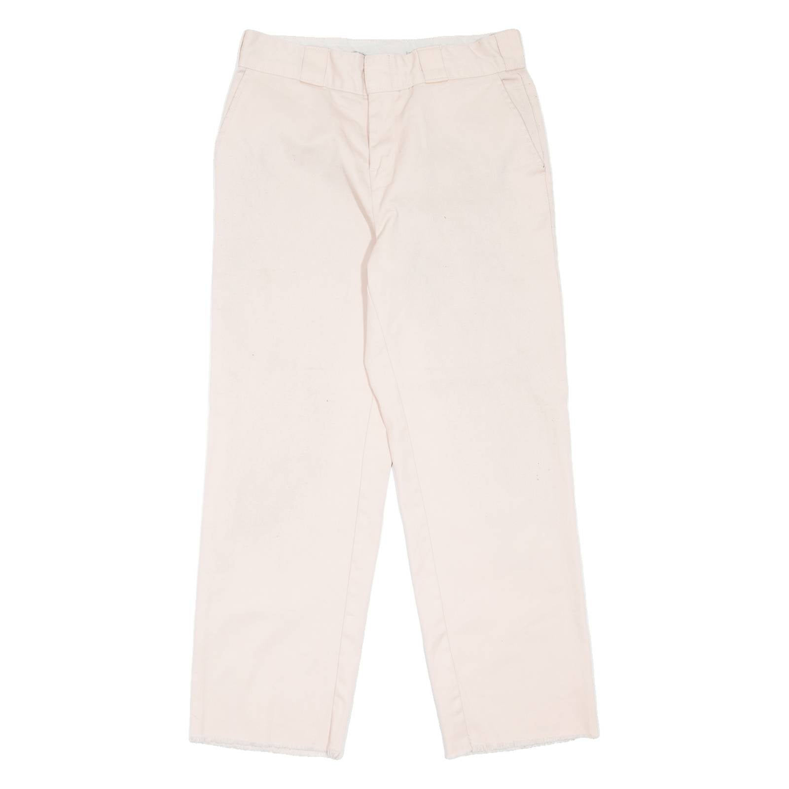 DICKIES Workwear Womens Trousers Pink Regular Straight W29 L26