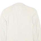 MAX MARA Womens Cream Jacket S Polyester Blend Plain Button Closure Classic Fit