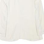 MAX MARA Womens Cream Jacket S Polyester Blend Plain Button Closure Classic Fit