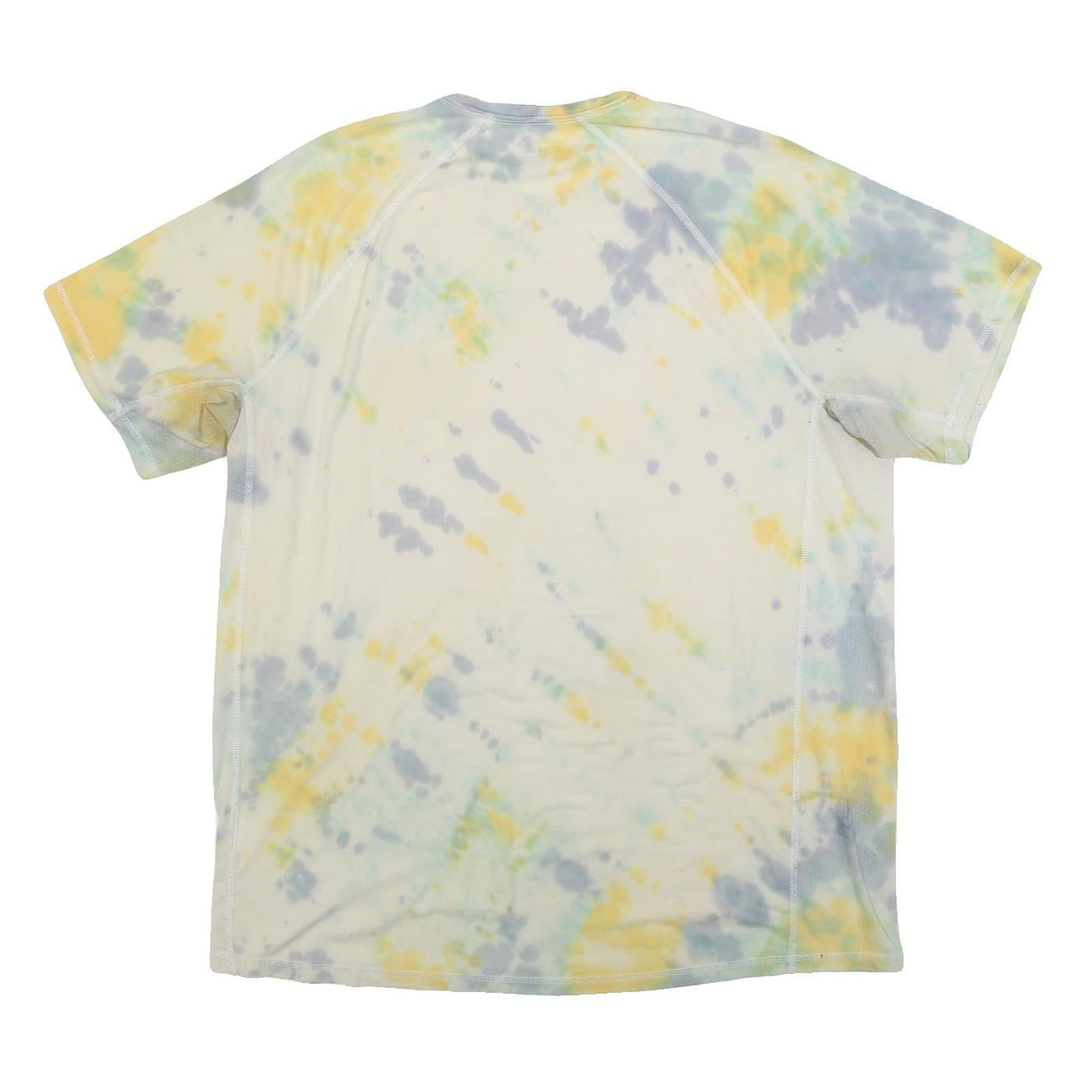 CARHARTT Mens White & Yellow Graphic T-Shirt XL Short Sleeve Crew Neck Casual