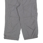 BIG TRAMP Womens Polyester Grey Relaxed Capri Trousers W32 L21 Outdoor Casual