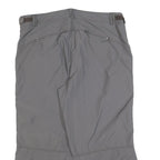 BIG TRAMP Womens Polyester Grey Relaxed Capri Trousers W32 L21 Outdoor Casual