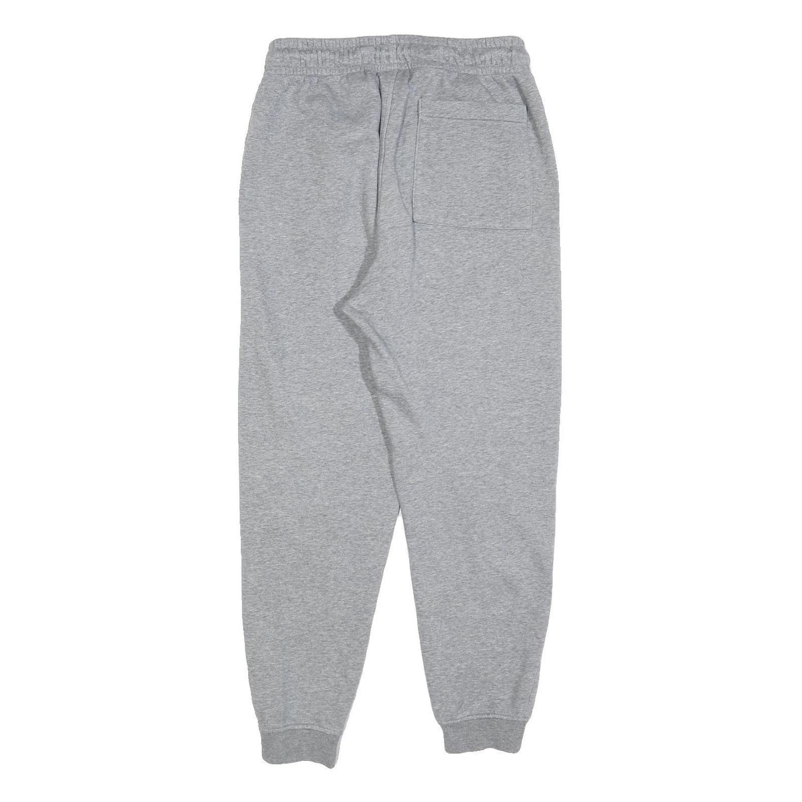 AIR JORDAN Mens Joggers Grey Slim Tapered Cotton Michael Jordan Jumpman Logo S