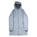 COLUMBIA Womens Puffer Coat Silver Hooded L