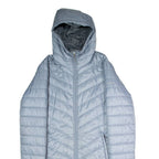 COLUMBIA Womens Puffer Coat Silver Hooded L