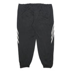 ADIDAS Mens Joggers Black & White Slim Tapered 2XL W40 L28 Sports Track Pants
