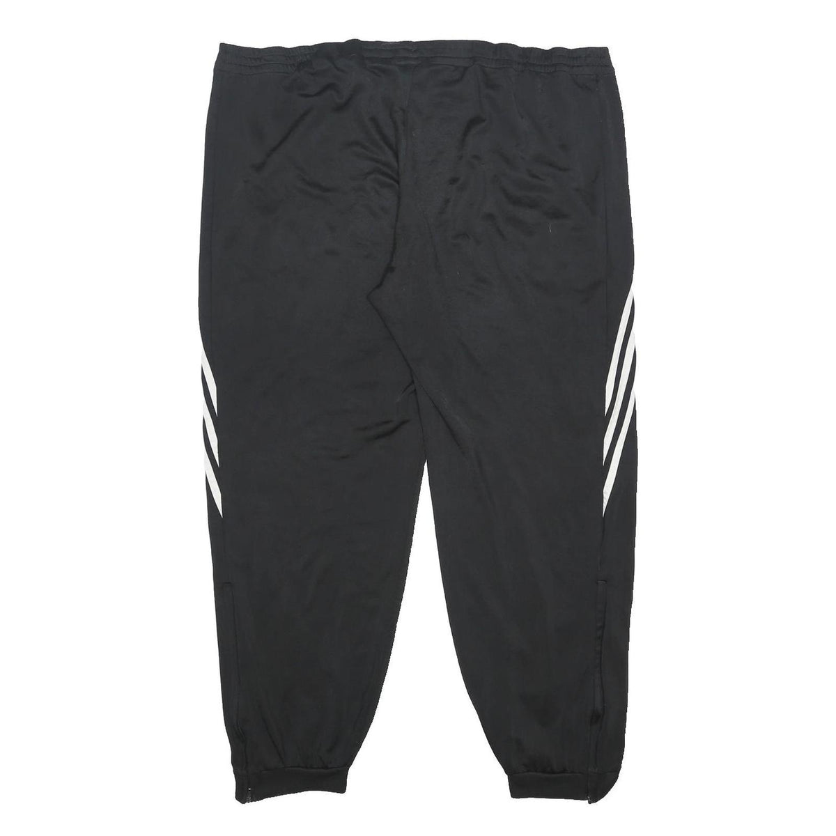 ADIDAS Mens Joggers Black & White Slim Tapered 2XL W40 L28 Sports Track Pants