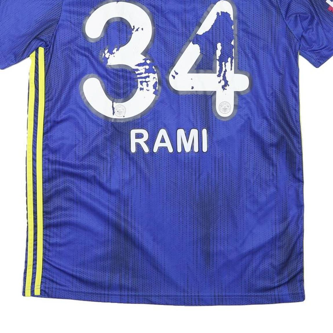 ADIDAS 2019-20 Fenerbahce Third Shirt Rami 34 Mens Blue Football Shirt L Jersey