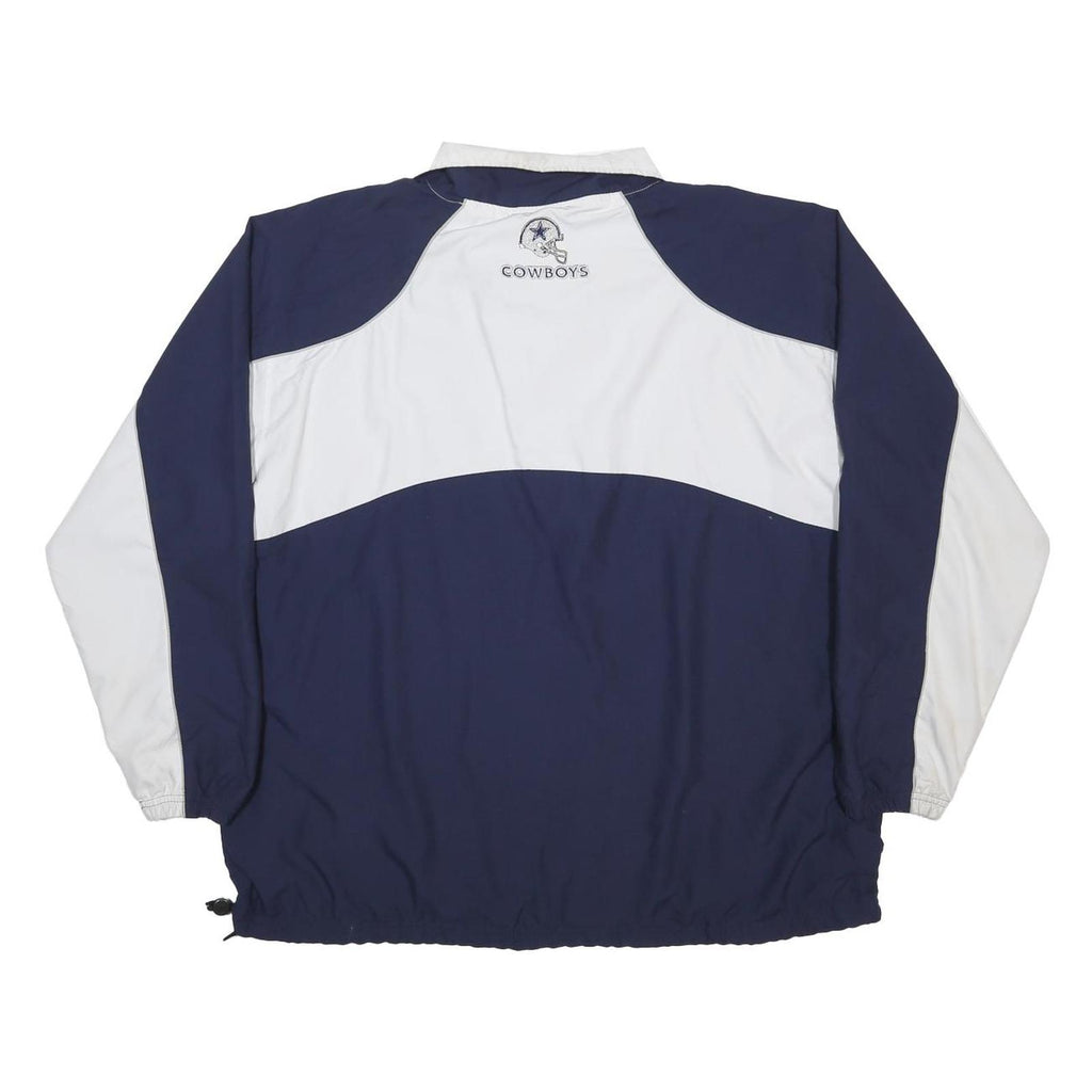 COWBOYS Mens Navy & White Pullover Sweatshirt L Star Logo Sportswear