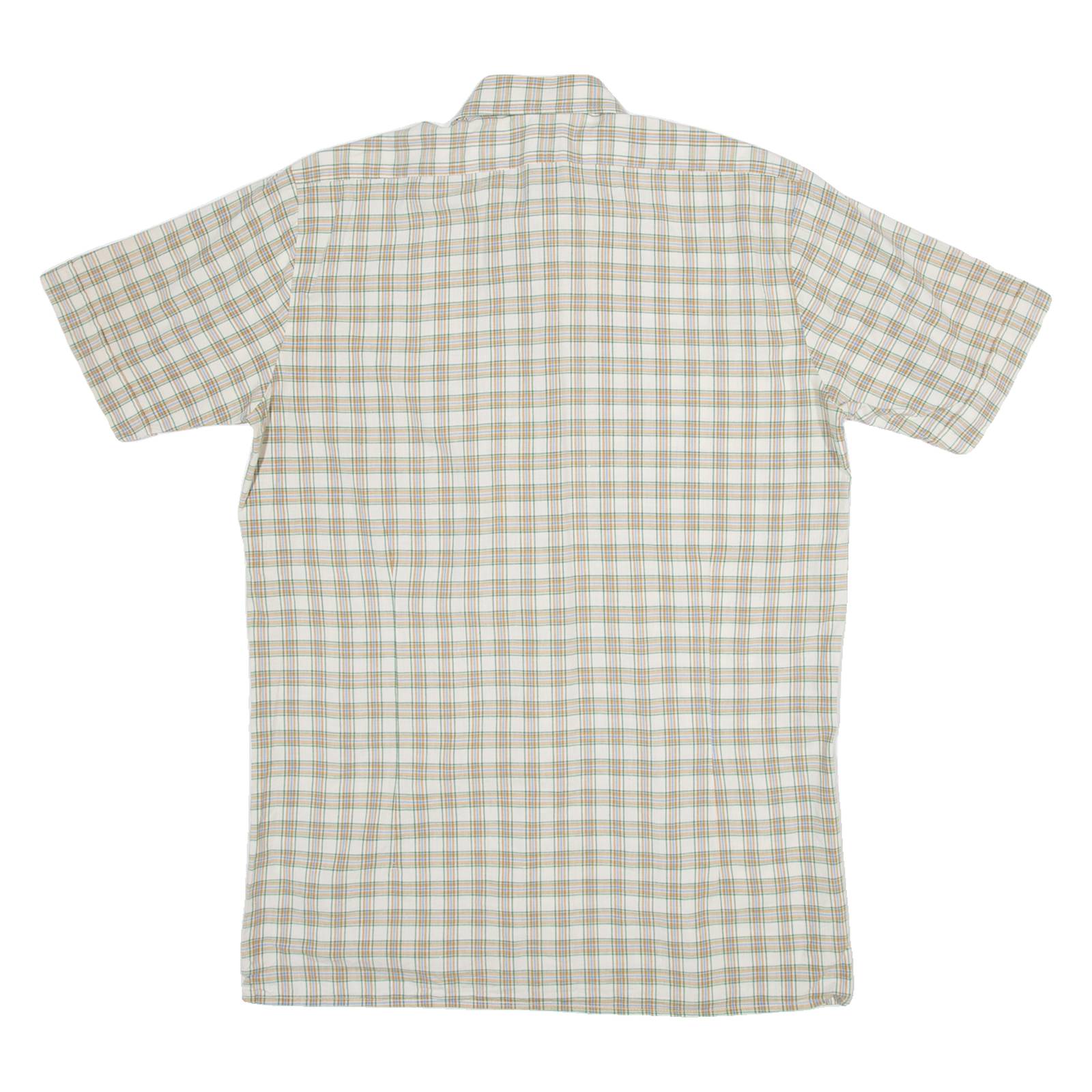 Mens Shirt Beige 90s Check M